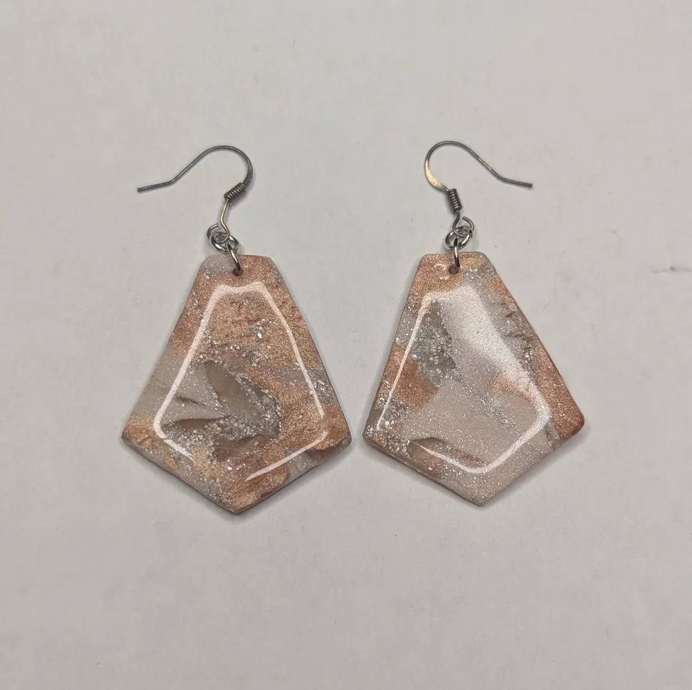 Handmade glittery shimmery
