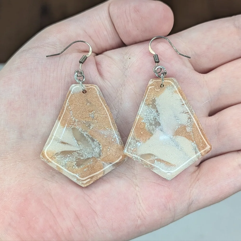 Handmade glittery shimmery